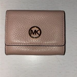Michael Kors Small Blush Leather Wallet
